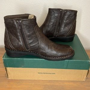 Clarks Bendables Brown Leather Boot